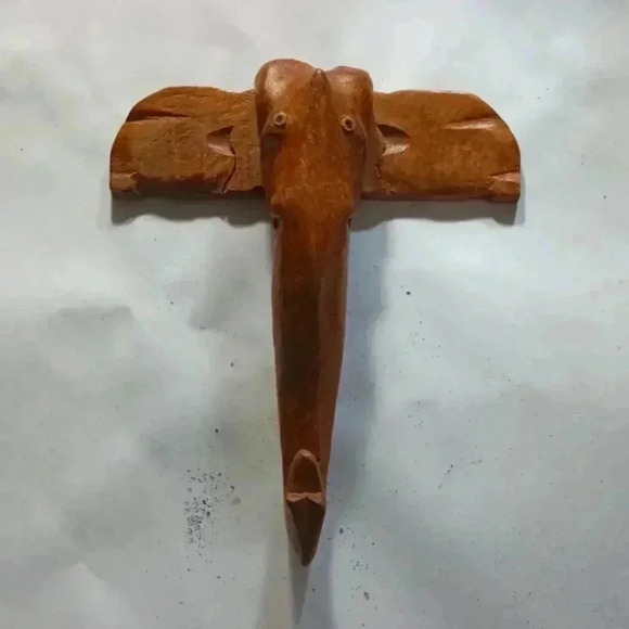 Other - Unique  handmade elephant design Carved from European wood.